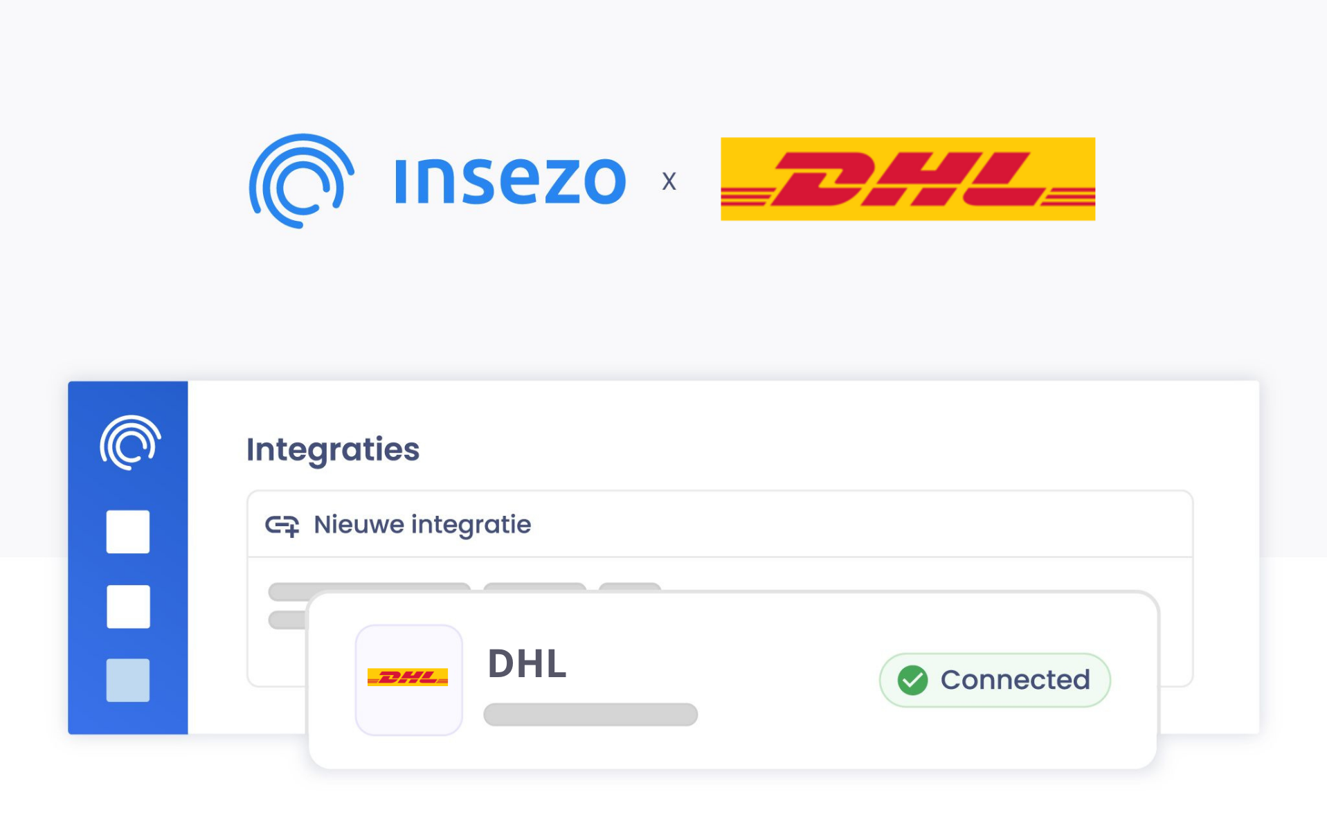 DHL bestelling koppelen